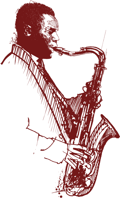 Saxophonist Clipart (528x800), Png Download