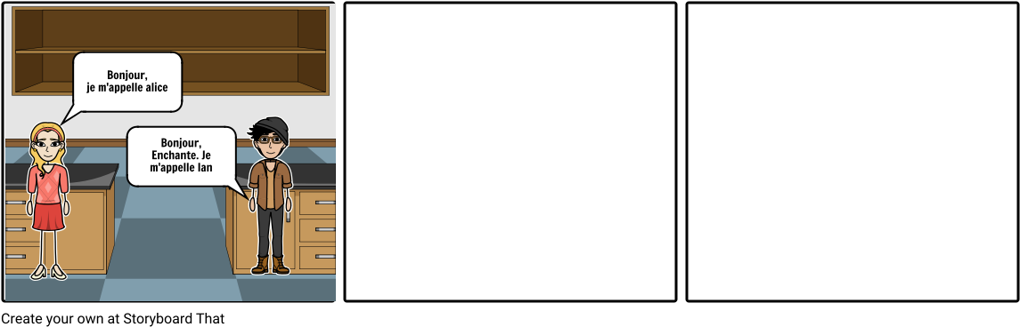 French - Cartoon Clipart (1164x385), Png Download