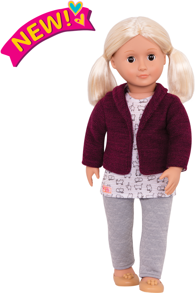 Elona 18-inch Doll With Short Hair - Doll Clipart (1050x1050), Png Download