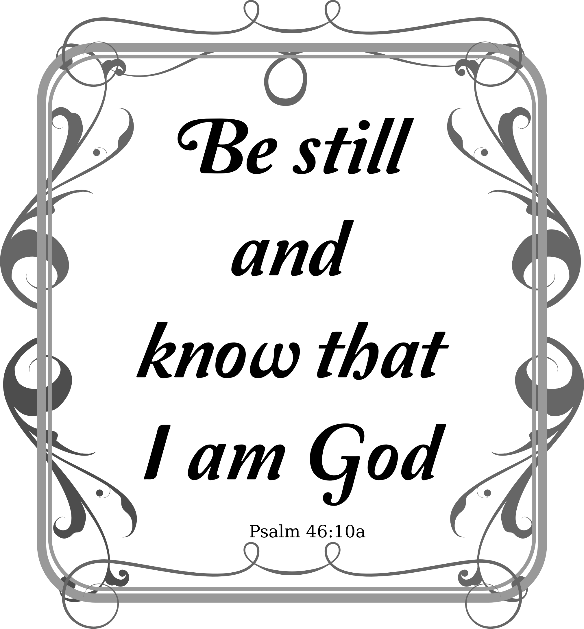 Big Image - Bible Verses Clipart Black And White - Png Download (2020x2176), Png Download