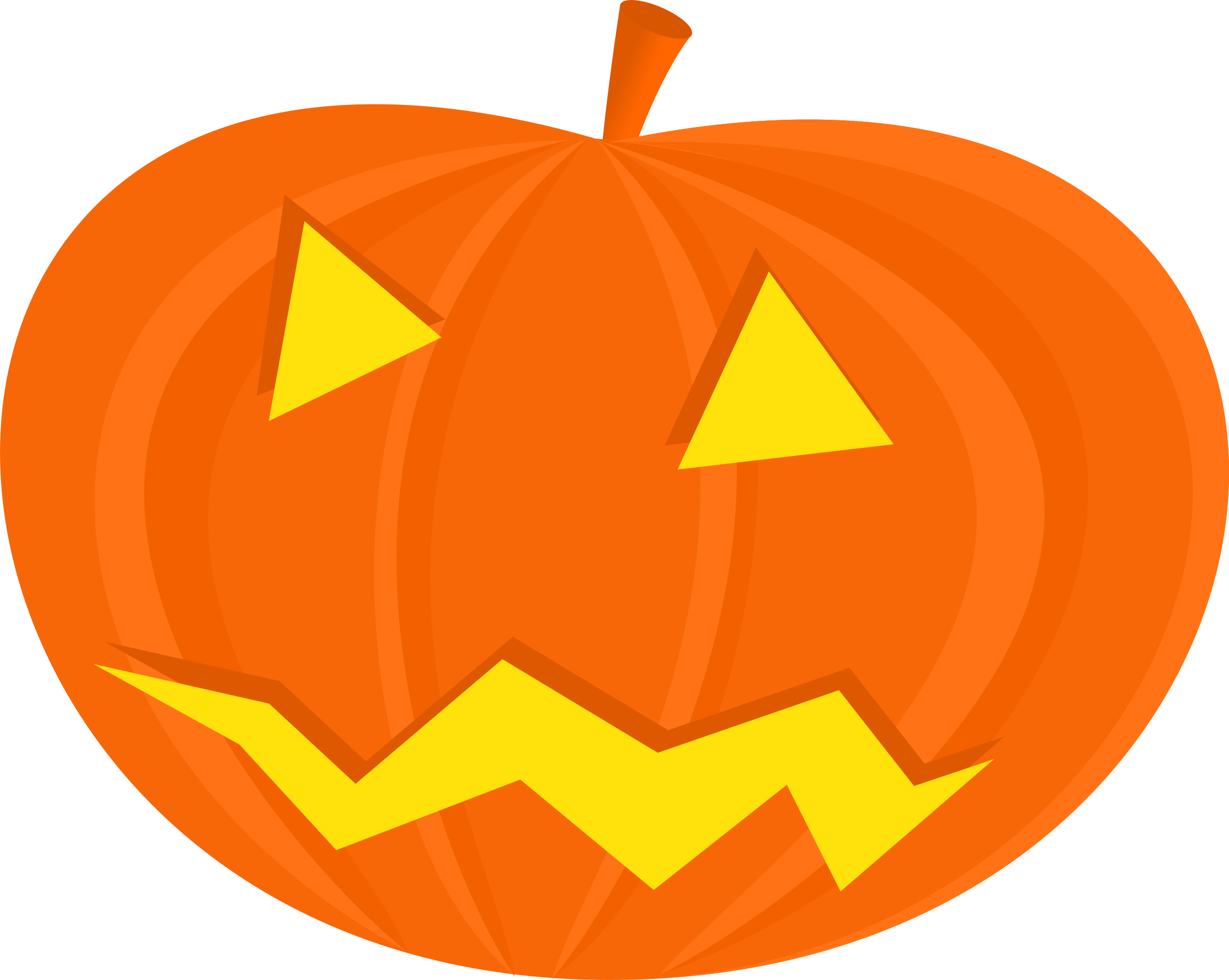 This Free Icons Png Design Of Halloween Pumpkins - Jack O Lantern Clip Art Transparent Png (2400x1915), Png Download