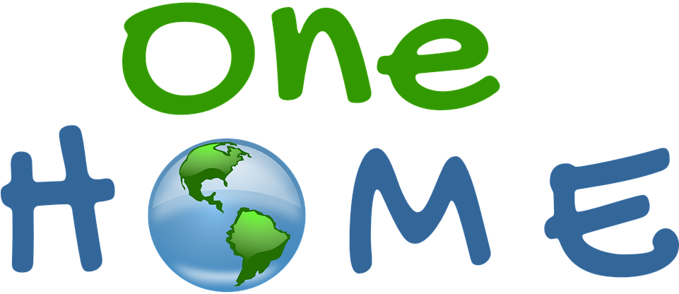 One Home Earth Clipart (960x480), Png Download