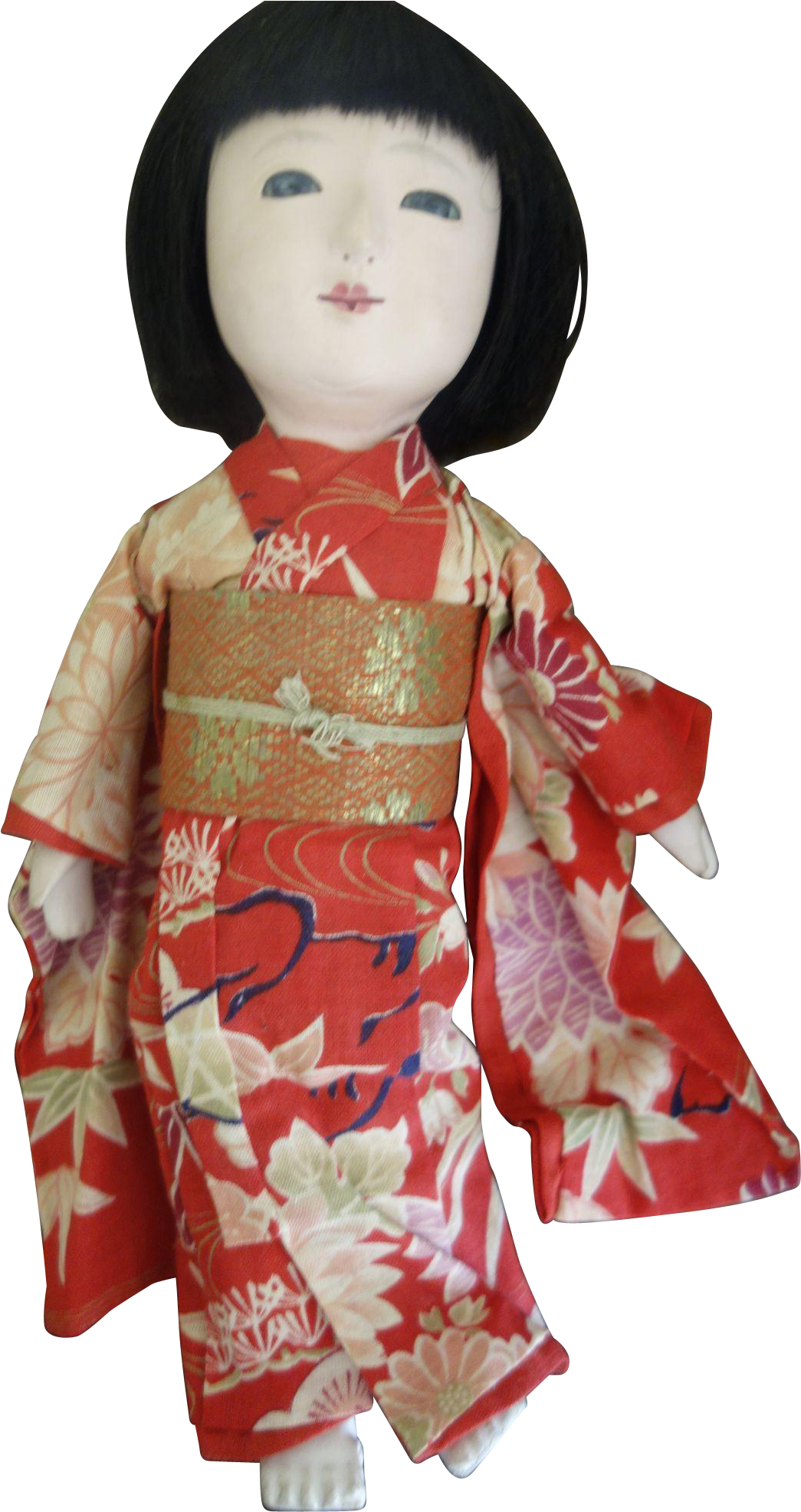 Japanese Doll Transparent Png - Japanese Doll 1940s Clipart (1971x1971), Png Download