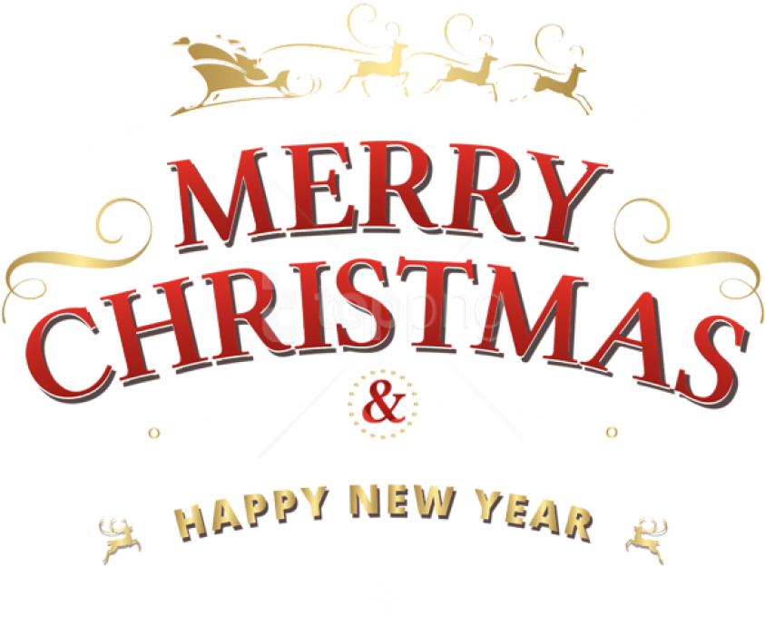 Free Png Merry Christmas Text Png Png - Merry Christmas Png Picsart Clipart (850x705), Png Download