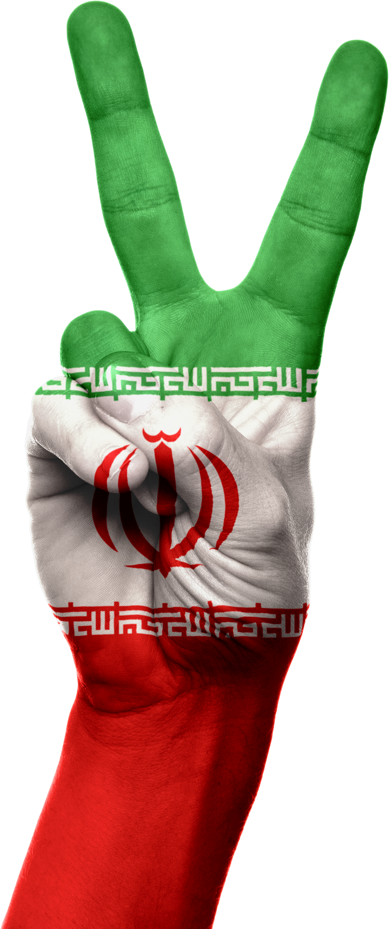 Iran Flag Hand National Pride 643323 - Png Iran Clipart (1324x3000), Png Download