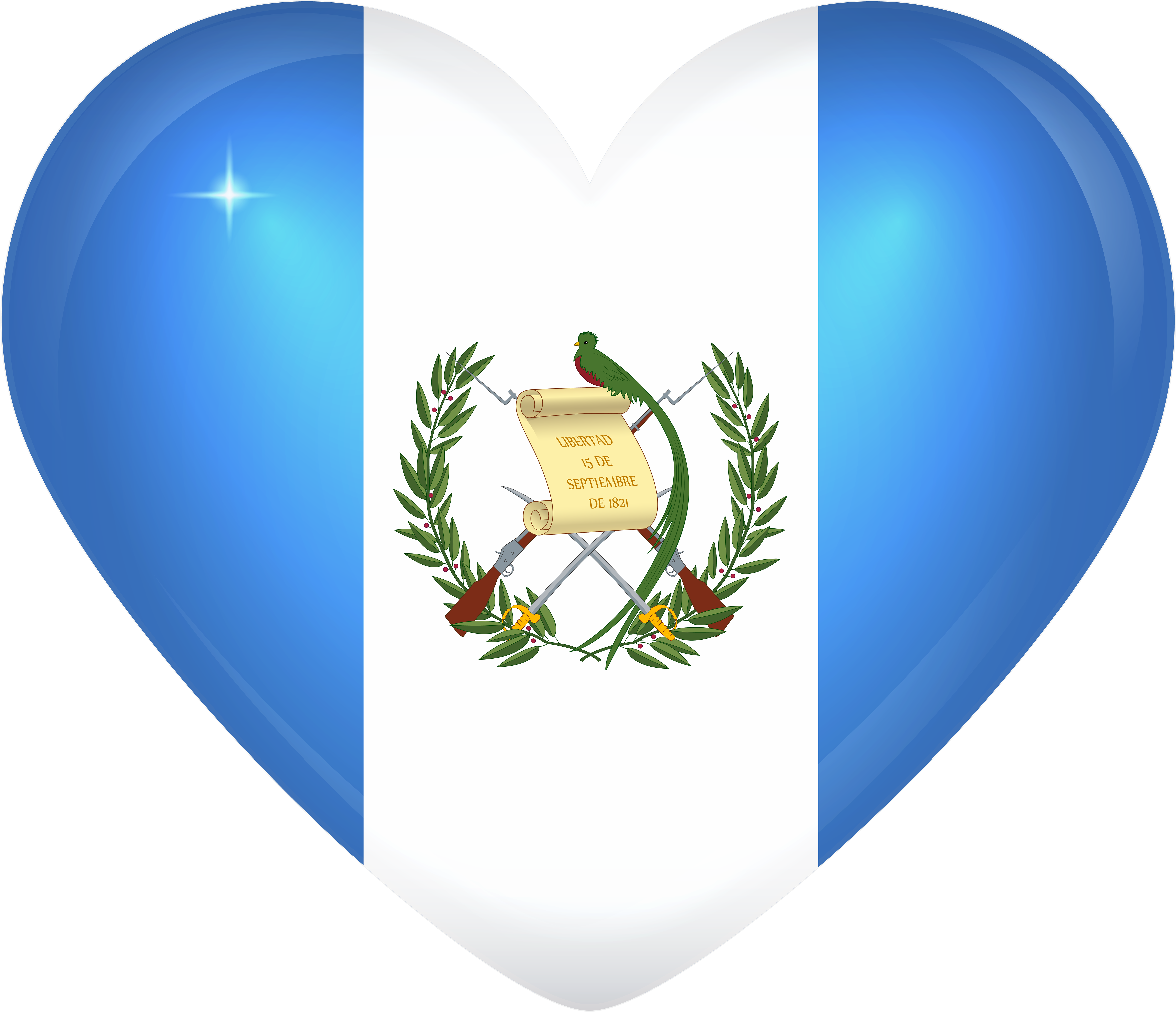 View Full Size - Guatemala Flag Clipart (6000x5148), Png Download