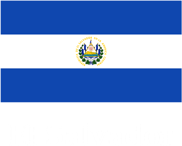 Bleed Area May Not Be Visible - Salvador Flag Clipart (600x600), Png Download