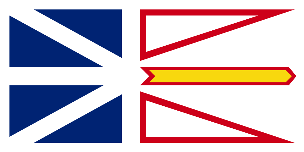 Ca Nl Newfoundland And Labrador Flag Icon - Newfoundland Flag Png Clipart (1024x1024), Png Download