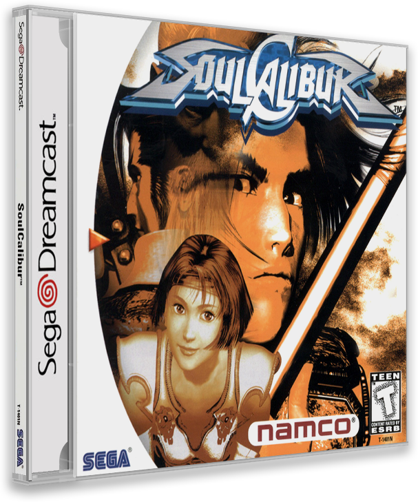 Soulcalibur - Box - 3d - Soul Calibur [dreamcast Game] - Custom Sega Dreamcast Case Clipart (607x729), Png Download