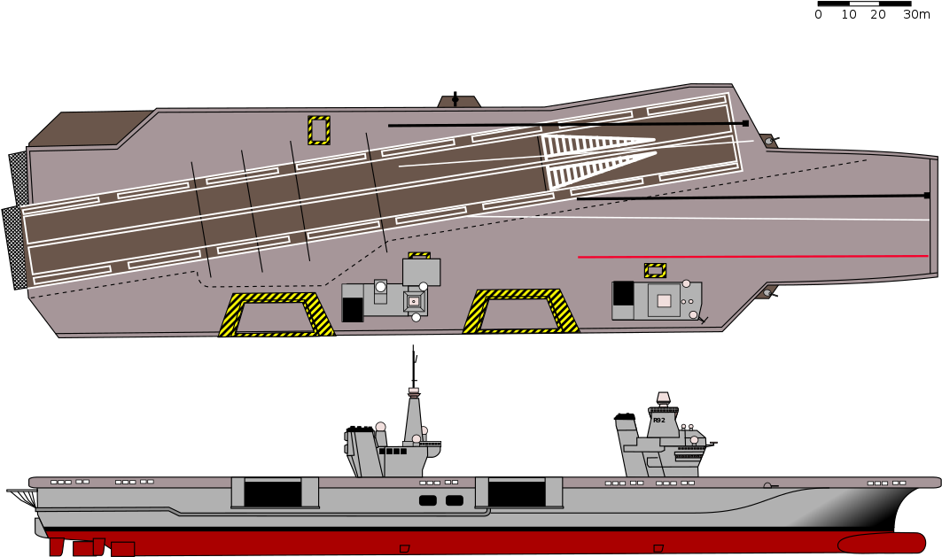 French Aircraft Carrier Pa2 - Hms Queen Elizabeth Clipart (1200x849), Png Download