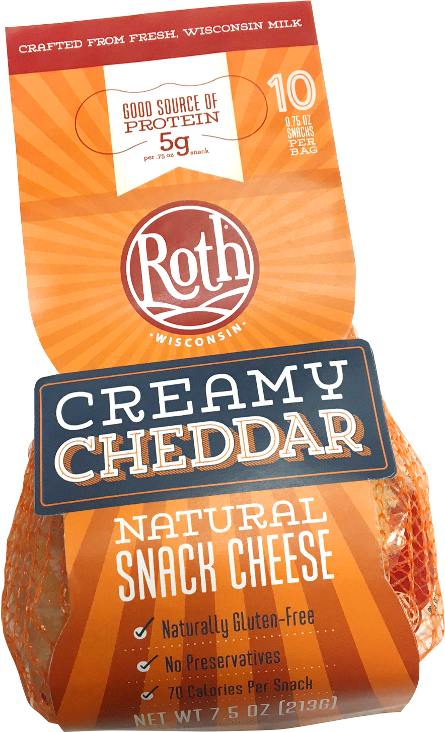 Creamy Cheddar Snack Cheese - Whole Grain Clipart (1531x1531), Png Download