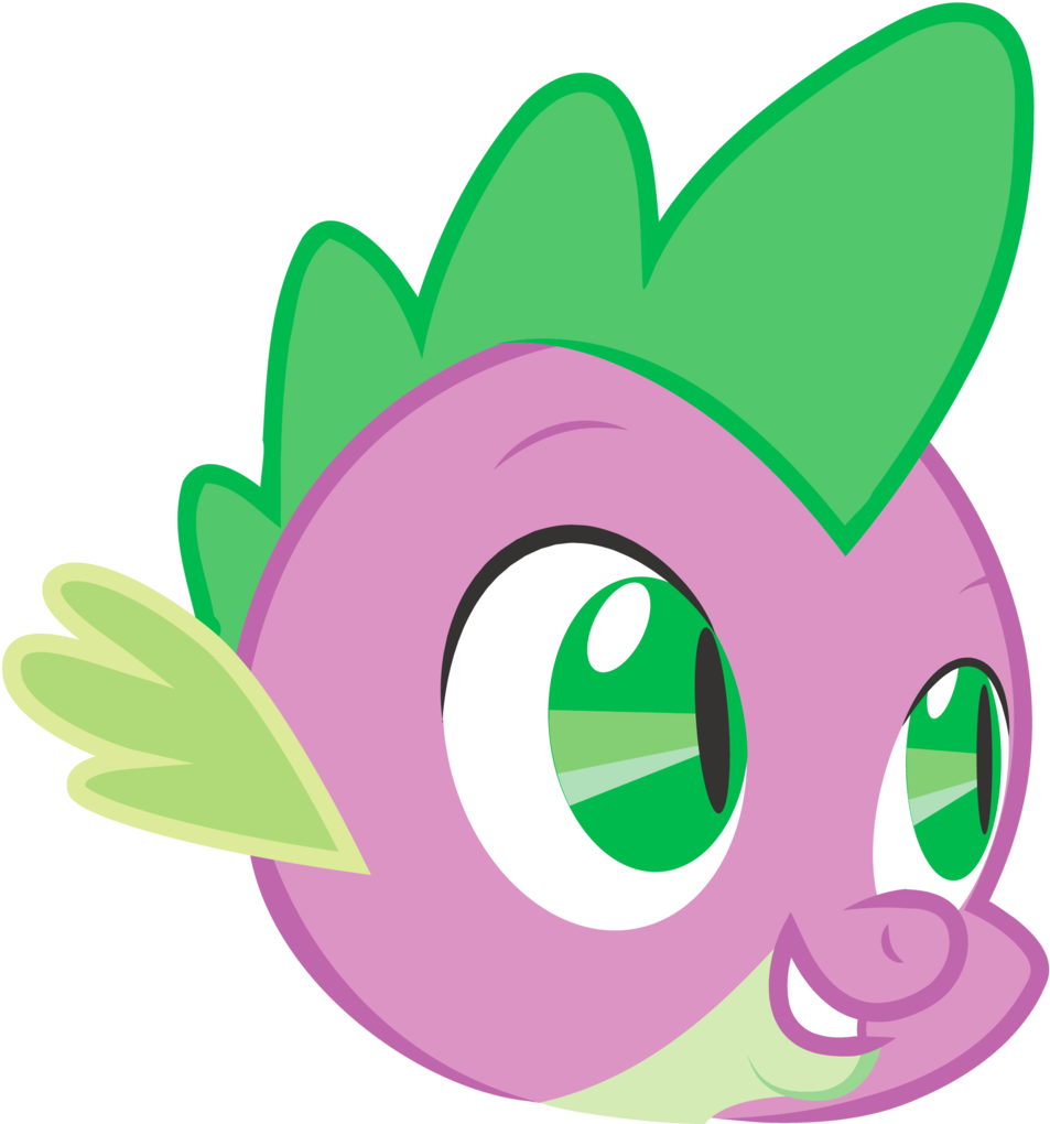 Comments - Spike My Little Pony Face Clipart (1024x1024), Png Download