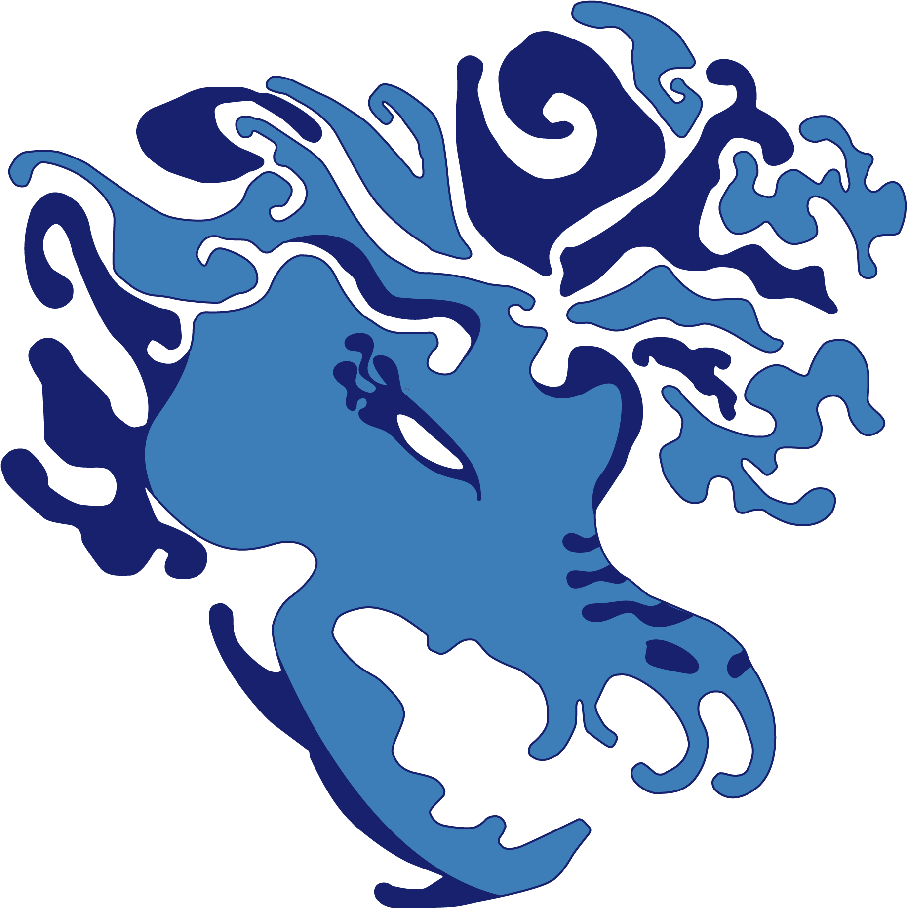 Kas Dragon Head Blue 2000px - Kaohsiung American School Logo Clipart (2000x2000), Png Download