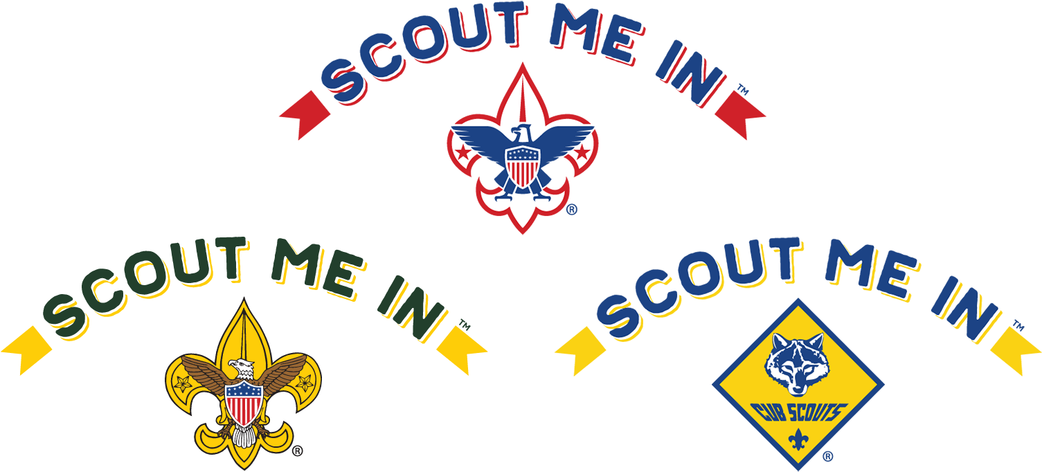 Picture Black And White Stock Boy Scouts Of America - Scout Me In Cub Scouts Clipart (1600x761), Png Download