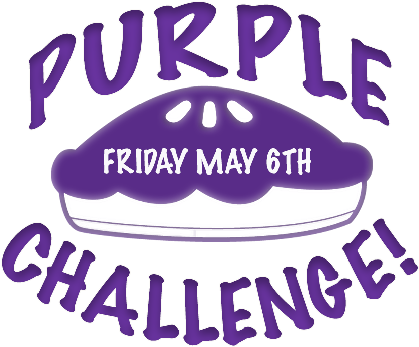 Relay For Life Purple Pie Challenge - Poster Clipart (900x900), Png Download