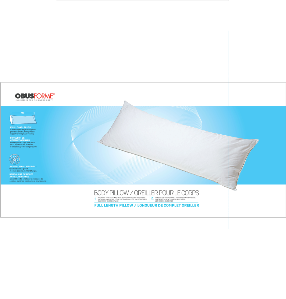 The Obusforme Body Pillow - Pillow Clipart (1000x1000), Png Download