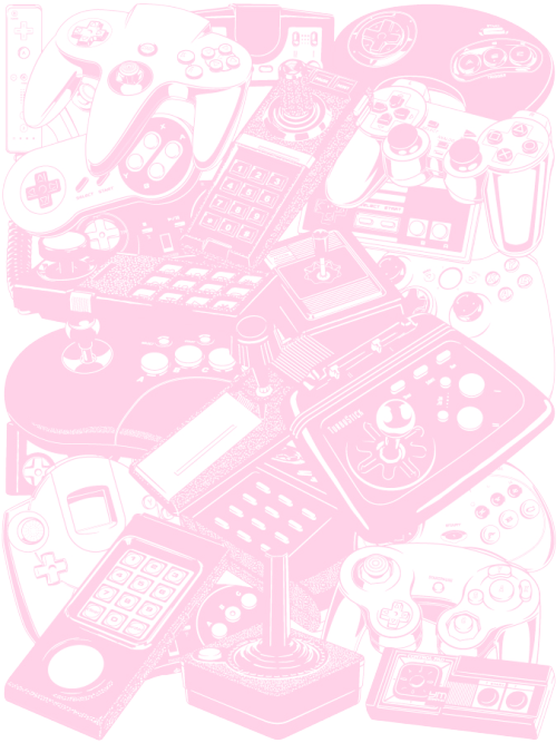 Gaming My Edit Pink Video Games Games Jaguar Videogames - Video Games Pink Clipart (500x667), Png Download