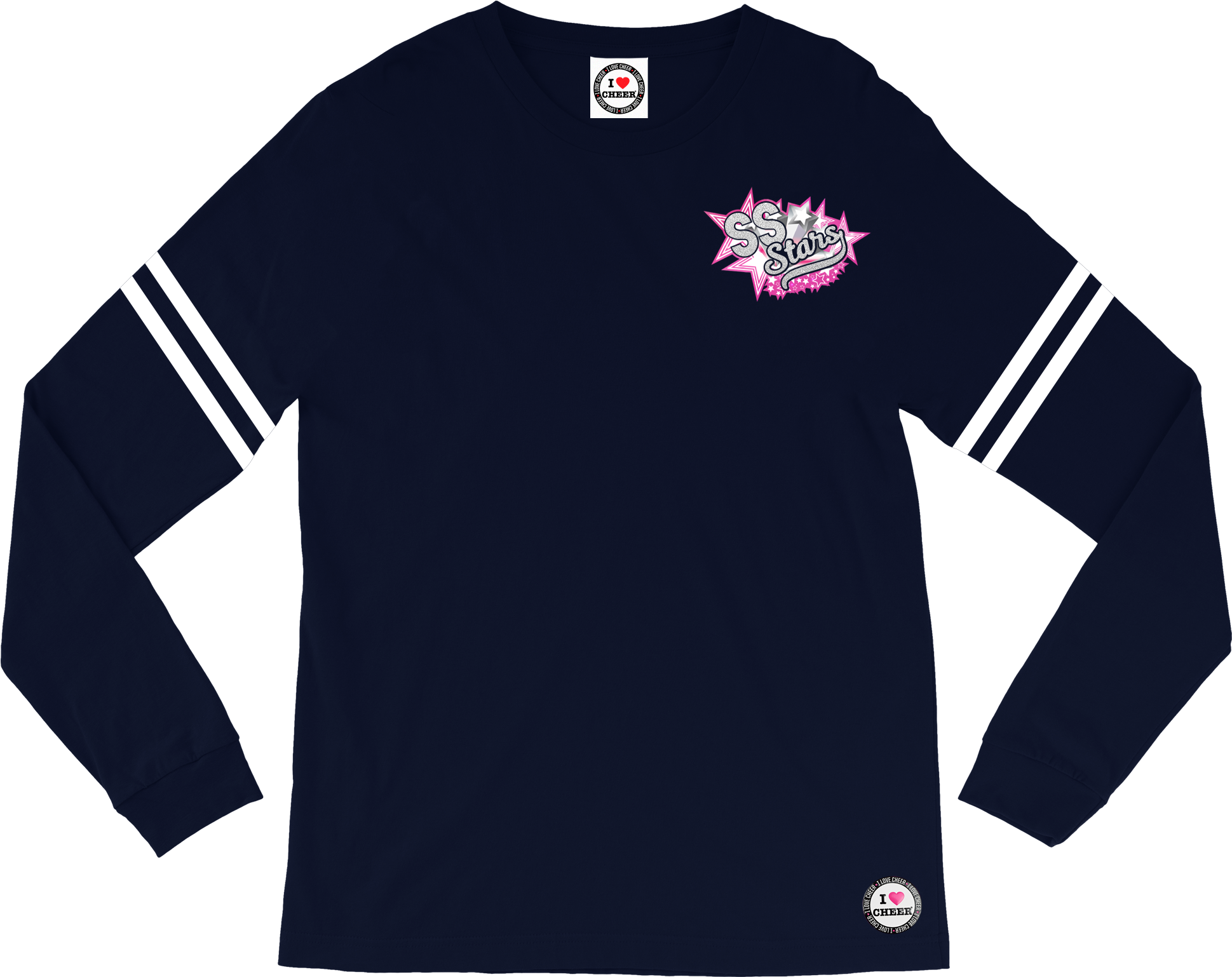 Home / Teams / Ss Stars / Navy Blue/white Stripes Ss - Black Minimalist T Shirt Clipart (2000x2000), Png Download