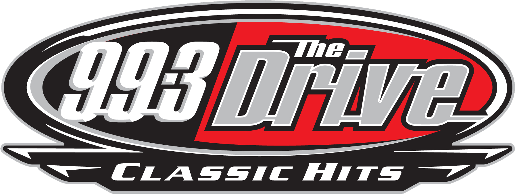 3 The Drive - 106.7 The Drive Clipart (1902x763), Png Download