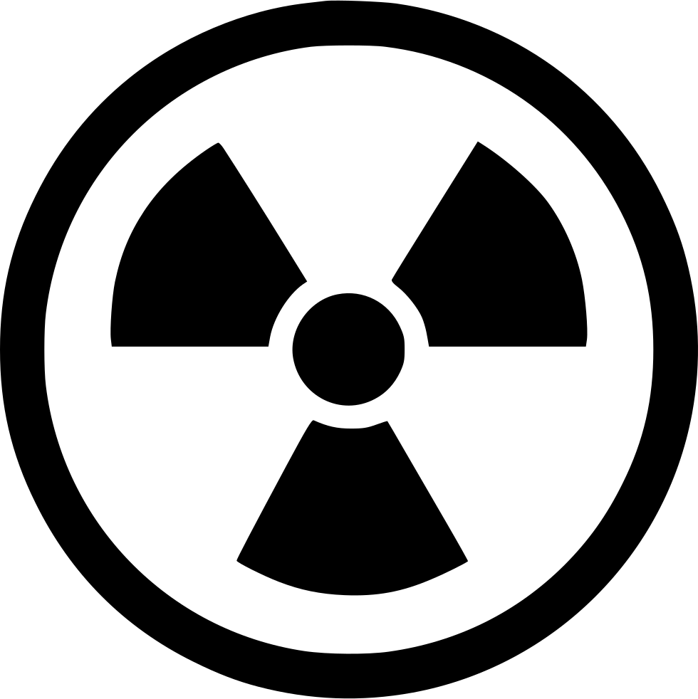 Png File - Radiation Symbol Transparent Clipart (980x982), Png Download