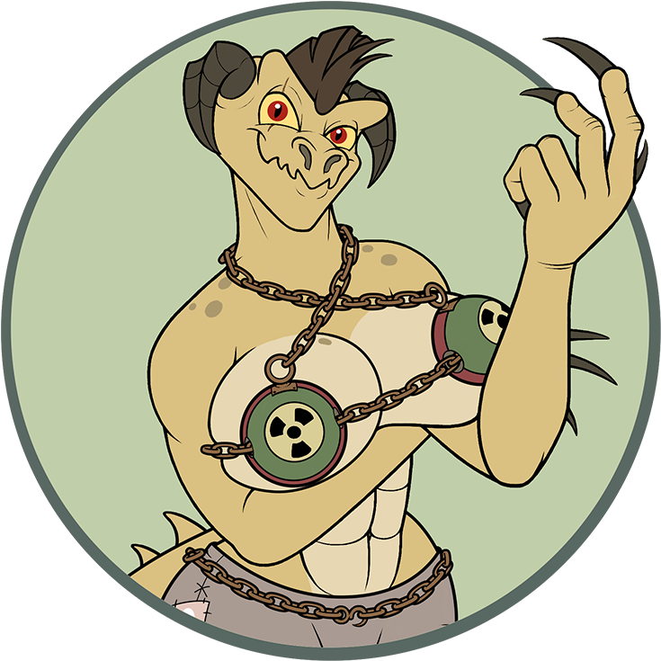 0 Replies 2 Retweets 6 Likes - Deathclaw Furry Clipart (750x750), Png Download