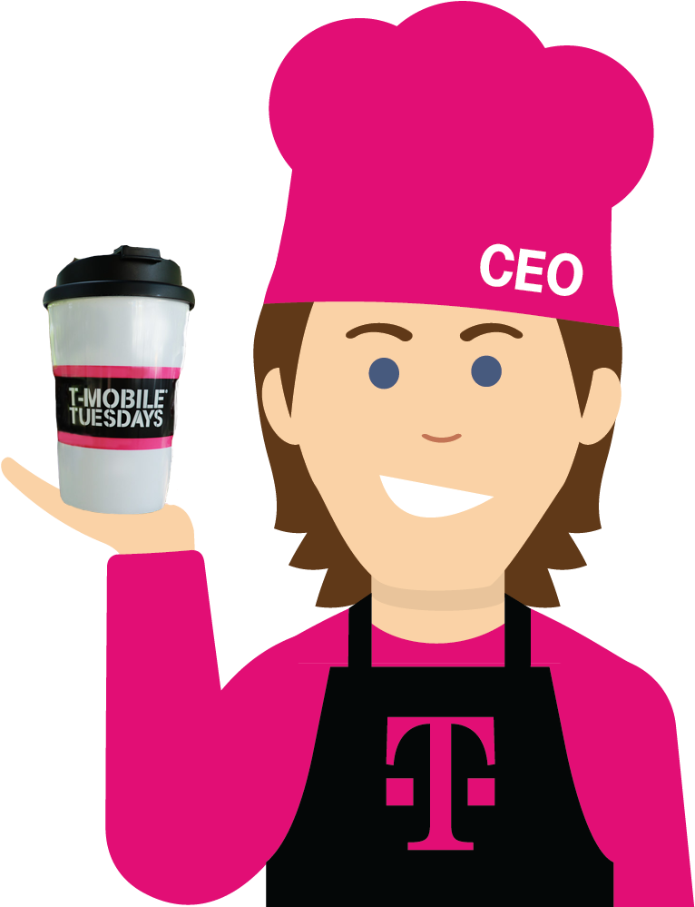 John Legereverified Account - T Mobile Clipart (1000x1000), Png Download