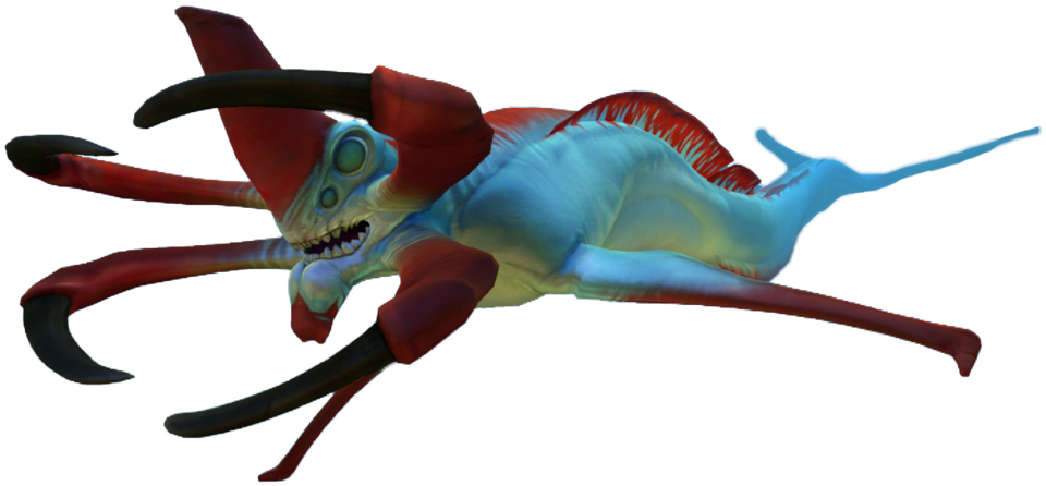 Everything In Existence - Subnautica Reaper Leviathan Png Clipart (1000x455), Png Download