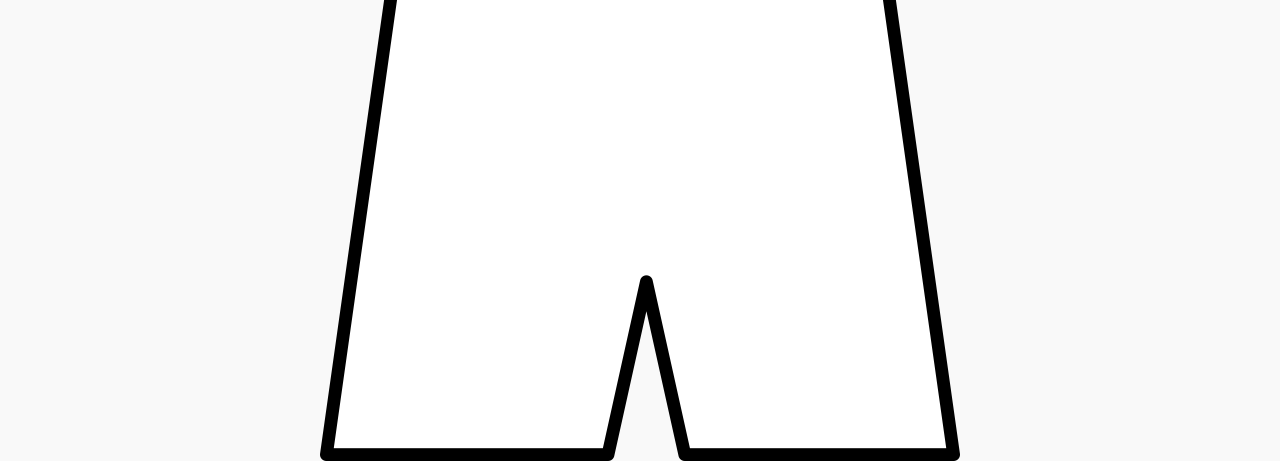 Kit Shorts White Stripes-grey Clipart (1280x461), Png Download