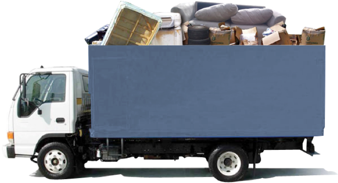 Trash Removal - Junk Removal Truck Clipart (718x580), Png Download