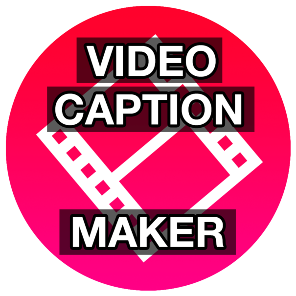 Video Caption Maker On The Mac App Store - Circle Clipart (605x605), Png Download