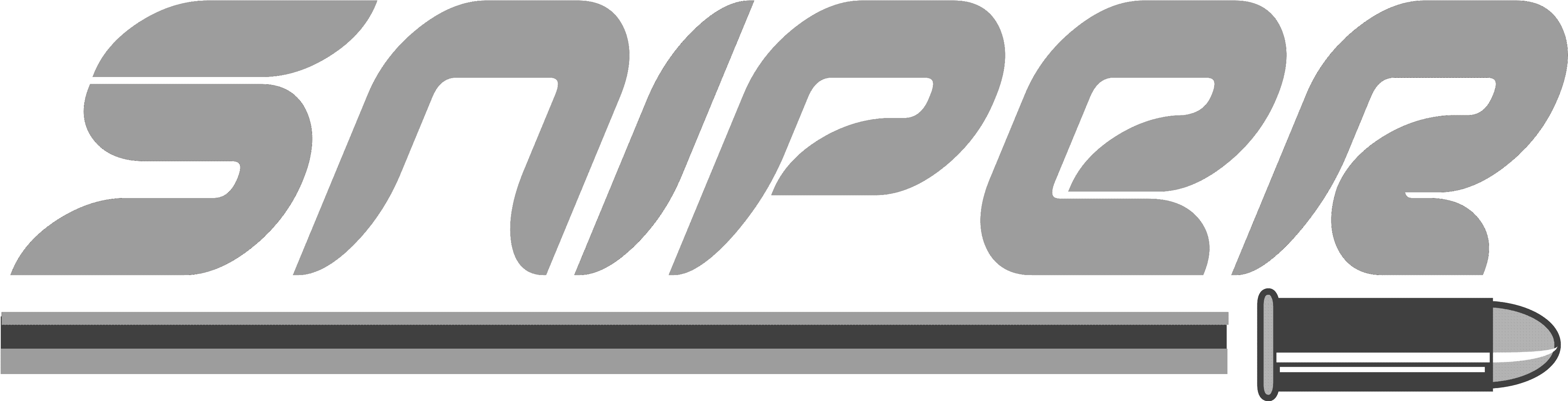Sniper Logo - Logo Sniper Clipart (4183x1057), Png Download