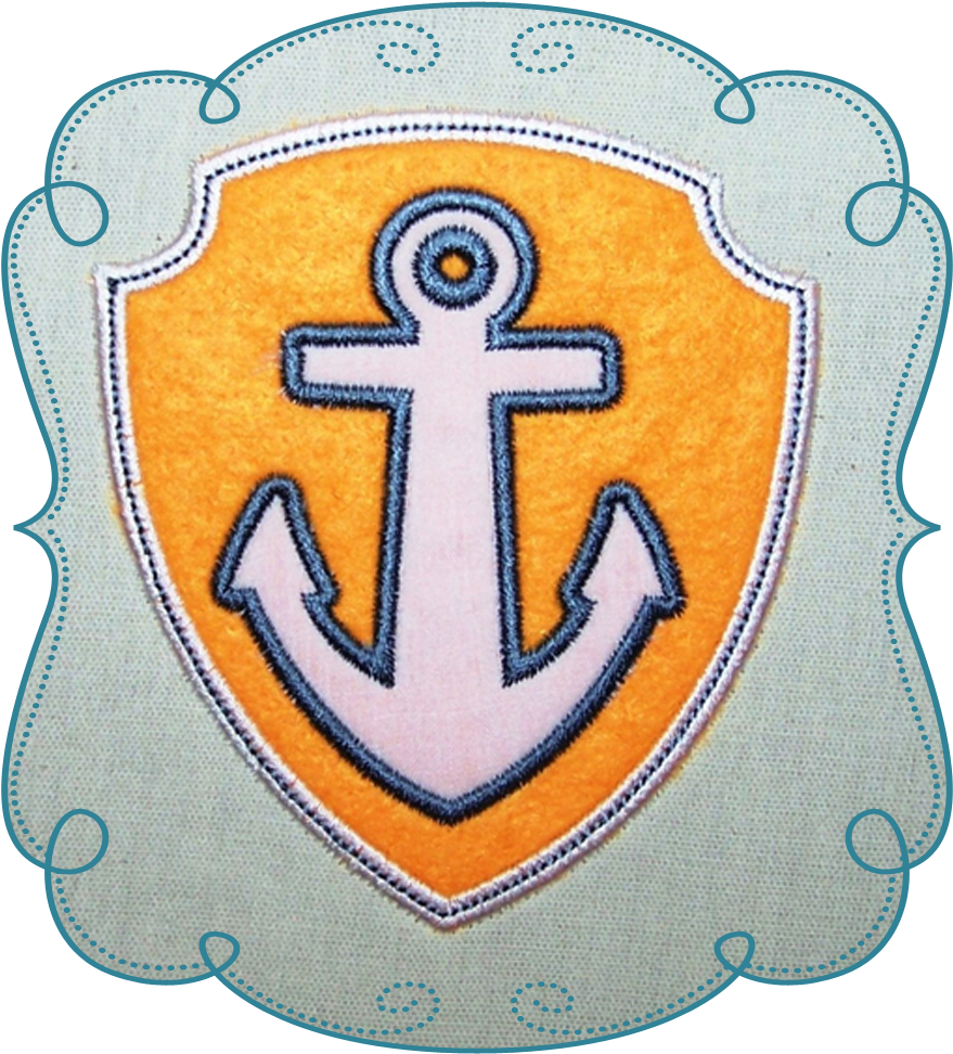 Zapper Badge - Embroidery Clipart (1000x1000), Png Download