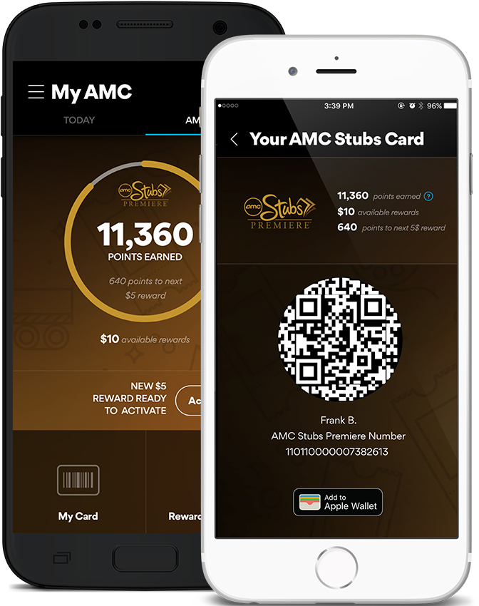 Amc Stubs Qr Code Clipart (1200x856), Png Download