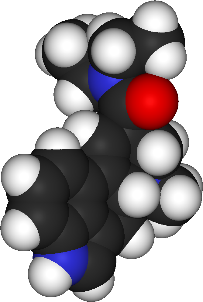 Lsd 3d Vdw - Lsd Chemical Structure Clipart (767x1093), Png Download