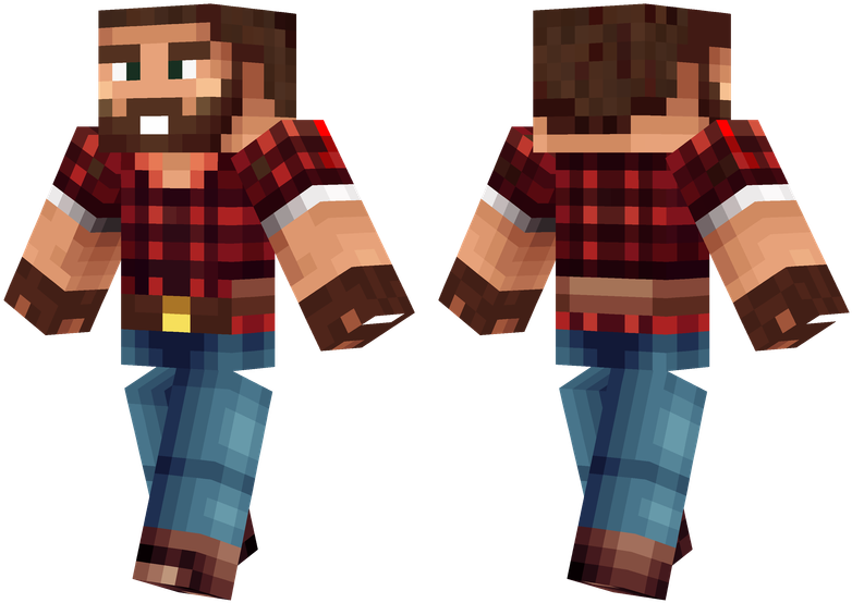 Lumberjack Png - Minecraft Skins Cool Green Clipart (804x576), Png Download