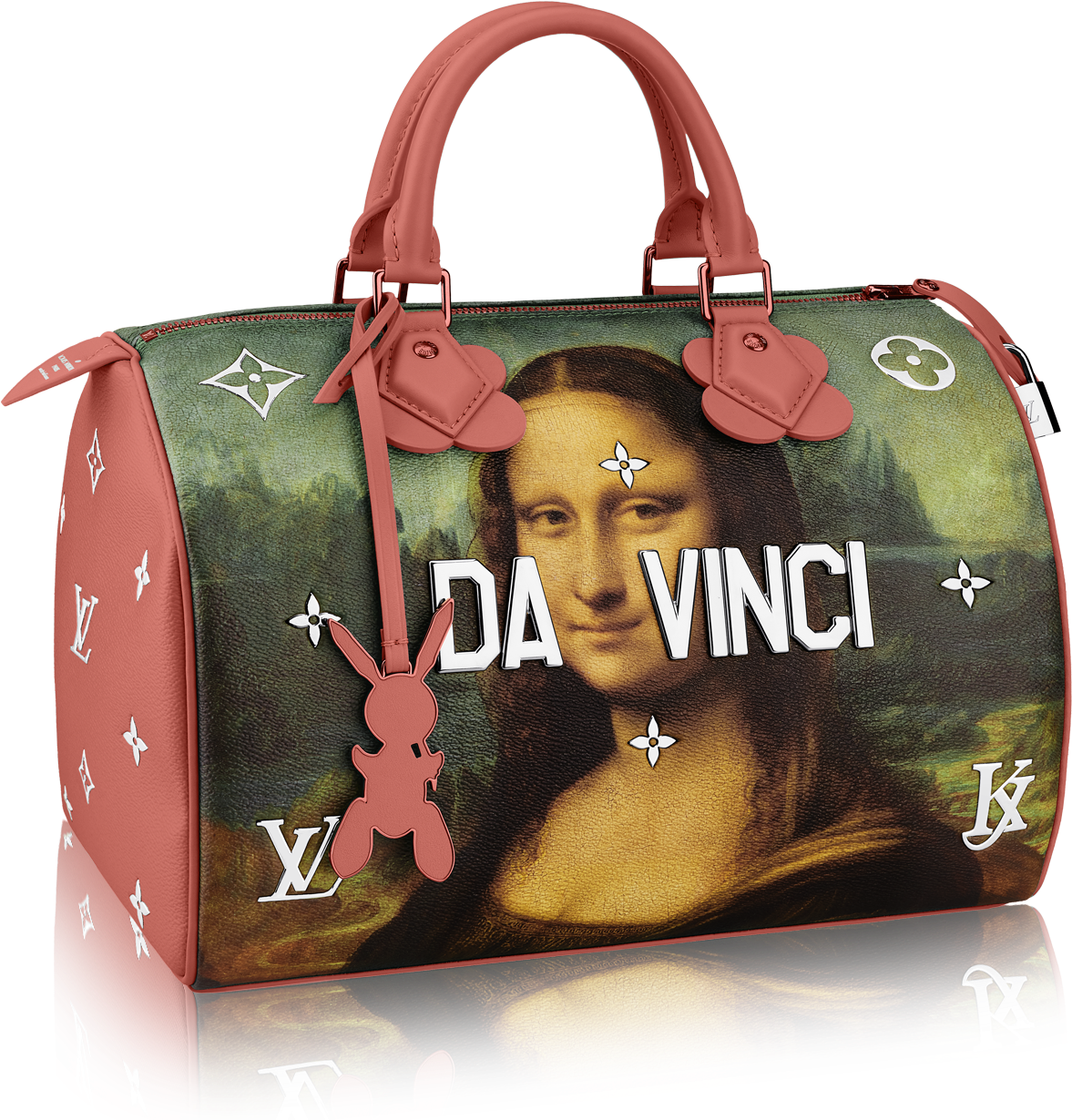 The Louis Vuitton X Jeff Koons Masters Collection - Monna Lisa Louis Vuitton Clipart (1177x1230), Png Download