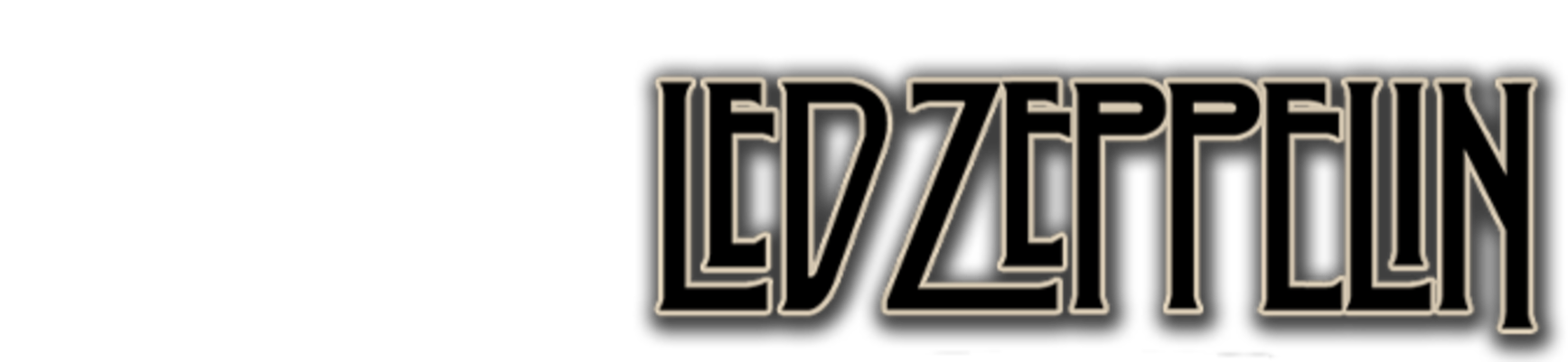 Pink Floyd Live - Led Zeppelin Band Logo Clipart (1735x401), Png Download