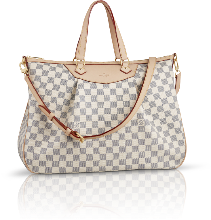Louis Vuitton Siracusa Gm Damier Azur N41111 - Louis Vuitton 35 Damier Azur Clipart (733x765), Png Download