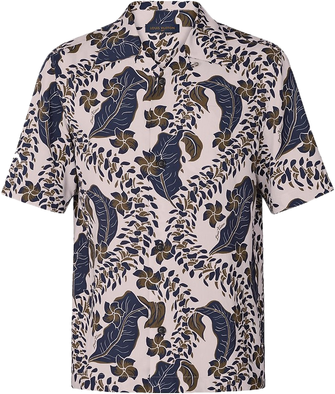 Louis Vuitton Hawaiian Shirt - Louis Vuitton Shirt Png Clipart (780x890), Png Download
