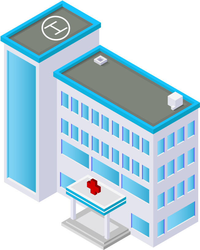 File - Hospitales - Imagenes De Hospitales Png Clipart (833x833), Png Download