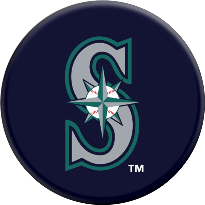 Seattle Mariners, Popsockets - Seattle Mariners Logo Clipart (1000x1000), Png Download