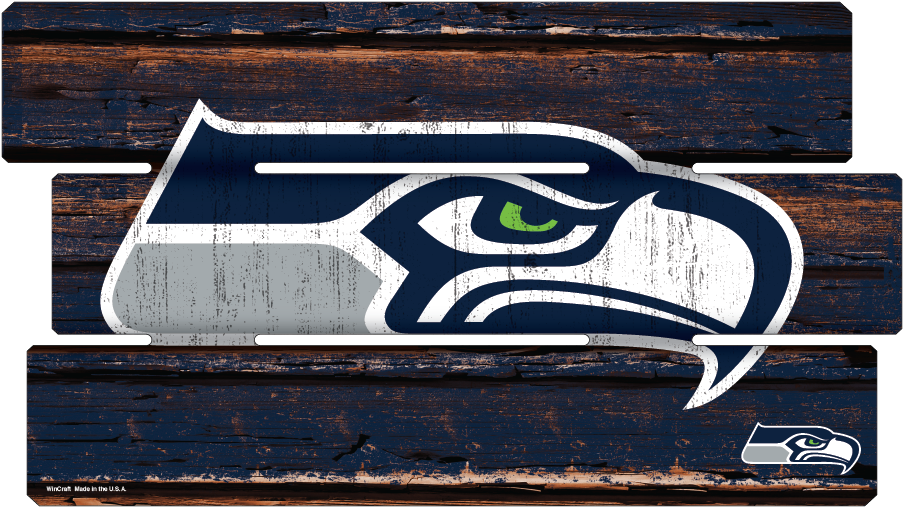 14" X 25" Fence Wood Sign - Seahawks Breast Cancer Logo Clipart (1050x1050), Png Download