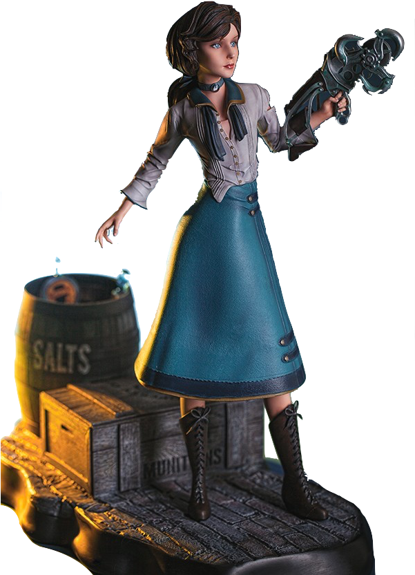 Gaming Heads Bioshock Infinite Elizabeth Statue Toyslife Clipart (600x960), Png Download