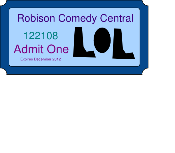 Comedy Central Ticket Clip Art - Graphic Design - Png Download (600x527), Png Download