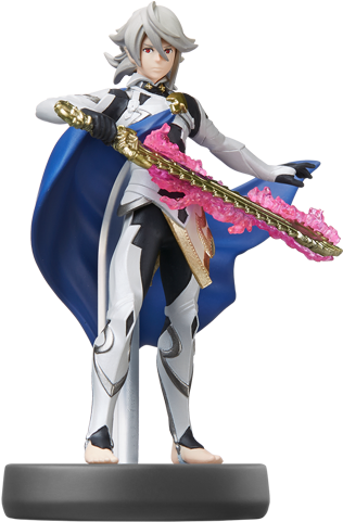 Super Smash Bros - Fire Emblem Corrin Amiibo Clipart (640x480), Png Download
