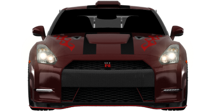 Nissan Gt-r'10 By Denis - Nissan Gt-r Clipart (1004x373), Png Download