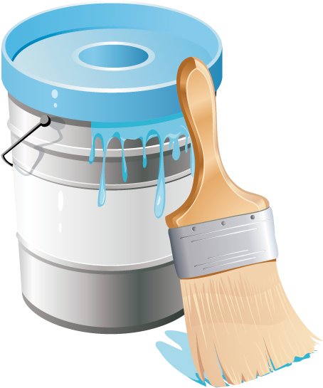 Pintura - Tarro De Pintura En Png Clipart (600x600), Png Download