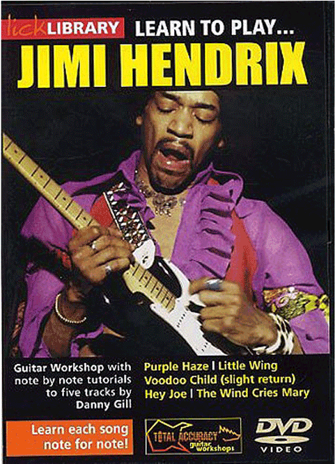 Lick Library Learn To Play Jimi Hendrix Dvd Rdr0039 - Robert M Knight Rock Gods Clipart (666x666), Png Download