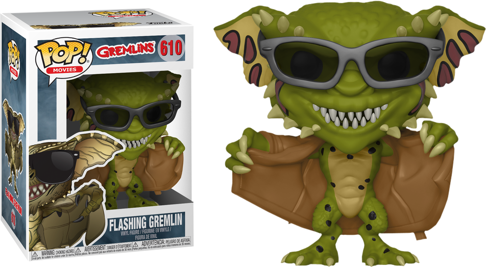 Flashing Gremlin Funko Pop Clipart (952x523), Png Download