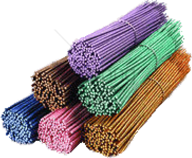 Free Png Assorted Incense Sticks Png Image With Transparent - Color Agarbatti Clipart (850x565), Png Download